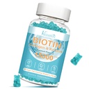 B12, Hair Skin ve Nails Vitaminleri Saç Büyüme, Glowing Skin & Güçlü Çiçeği - Blueberry Flavor, Sugar Free, 60 Ct