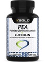 Παλμιτοϋλοαιθανολαμίδιο 630 mg + Luteolin Standardized 98%- Micronized Pea 99% Υψηλής καθαρότητας και Βιοδιαθέσιμη - Κατασκευάζεται στις ΗΠΑ - Συμπλήρωμα για άνδρες και γυναίκες - 120 κάψουλες λαχανικών