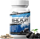 Κάψουλες Shilajit Ιμαλαΐων Άνδρες Γυναίκες - Premium χάπια συμπλήρωμα Ιμαλαΐων Fulvic οξύ - Ashwagandha Turmeric Ginkgo Biloba Ginseng Cordyceps Mushroom Sting Nattle Black Pepper