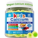 Çocuklaroluştular + Vitamin D3 K2, Magnezyum, çinko, Ekstra Abors Algaebao Supplement For Kids Gentle to Stomach, Bone, Teeth, Muscle, Brain, Sugar Free Chewable Kids Vitamins 4+, 60 Counts