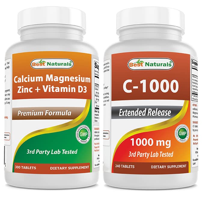 En İyi Doğallar Cal Mag Çinko D3 & Vitamin C 1000 mg