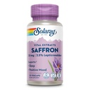 SOLARAY Saffron Ekstraksiyon - Uyku ve Olumlu Mood Destek - Vegan ve Gluten Free Saffron Supplements - Lab TY 60-Day Garanti - 30 Hizmet, 30 VegCaps