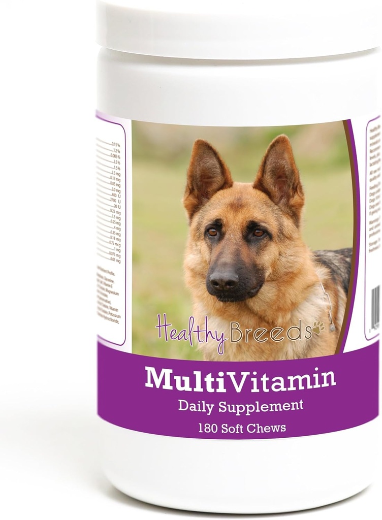 Köpekler için Sağlıklı Breeds Alman Çoban Multivitamin Yumuşak Chew