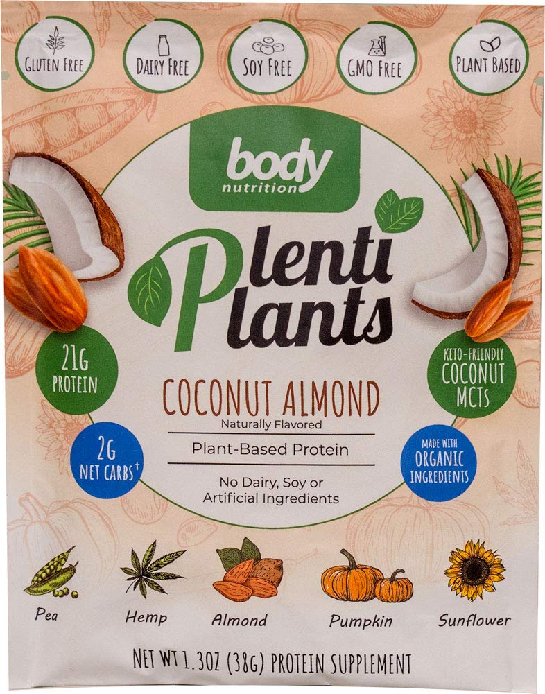 Vücut Beslenme PlentiPlants Plant Temel Protein (Coconut Almond, 38g)