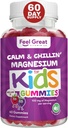 Great Kids Calm Magnezyum Gummies - Çocuklar için Magnezyum Tamamlamaları - 60 Sayı