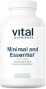 Vital Nutrients Minimal ve Essential Multivitamin | Vegetarian One per Day Multi Vitamin, Mineral, & Antioksi Supplement* | Iron-Free | Gluten, Dairy, Soy Free | Non-GMO | 180 Capsules