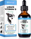 Köpekler için D, Köpekler için Sıvı D, Köpek Vitaminleri D Ölçeği teşvik eder, Hip & Ortak Sağlık ve Köpek Diş Sağlığı - Pet Supplements Sıvı Vitaminler D, Bacon Flavour - 2 Fl Oz Oz