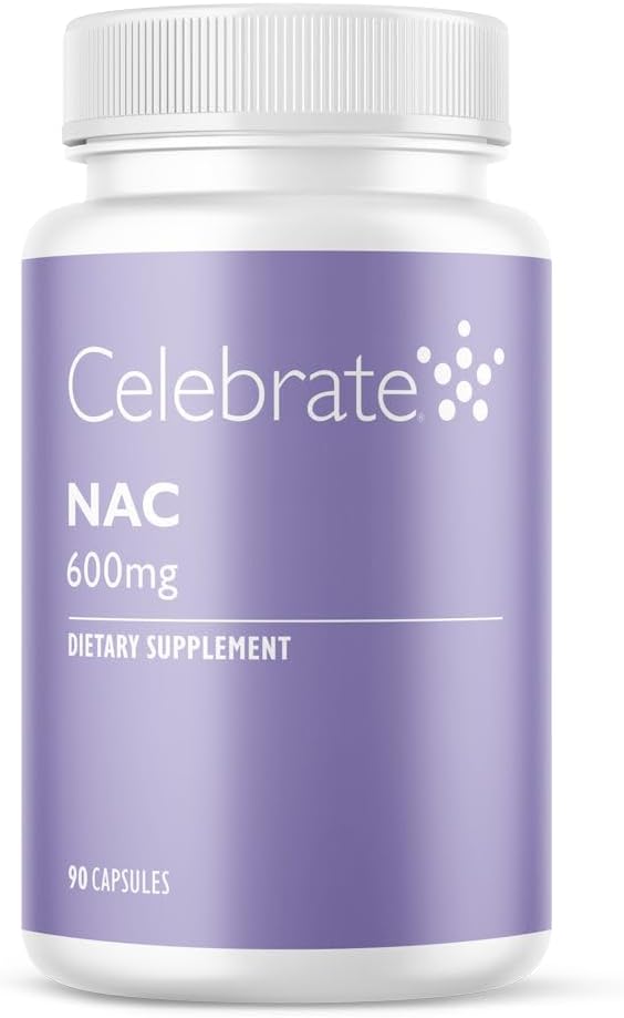 Vitamin NAC (N-Acetyl Cysteine) Tamam, Capsule başına 600 mg, Gluten Free, Non-GMO, 90 Capsules