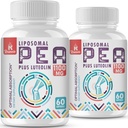 Liposomal Palmitoylethanolamide 1000 mg + Luteolin 100 mg, Micronized Pea 99% Highly Purified - Enhanced Absorption and Bioavailability, 120 Softgels
