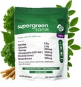 100% Doğal Yeşiller Superfood Toz - 40 Superfoods, Vitaminler ve Mineraller ile Günlük Tamam - Enerji, Stres ve Immunity – 30 Days 360 Grams Berry Flavor (1 Bag)