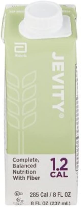 Jevity 1.2 Cal Nutritional Supplement Unflavored (Jevity 1.2 Cal - 8 oz Mirrors) 1/Case of 24 Mirrors, 8 Fl Oz (24 paketi)