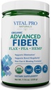 Vital Pro Naturals - Gelişmiş Fiber Toz, ► ve Donmuş Fiber Supplement ile Flax, Pea ve Hemp, Organik Günlük Diyet Supplement Destekleri Gut Digestive Regularity 7.76 oz Digestive Regularity 7.76 oz