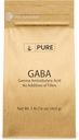 Αμιγώς πρωτότυπα συστατικά Gamma Aminobutyric Acid (GABA) σκόνη (1 lb) πάντα καθαρό, χωρίς πληρωτικά ή πρόσθετα, Lab Επαληθευμένο