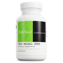 DAVINCI Tri-Mag 300 - Magnezyum Glycinate, Taurinate & Malate - Calm Magnezyum Supplement for Sleep - Nerve Support Formula - 120 Capsules (30 Hizmet)