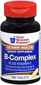 GNP Vitamin Health B-Complex Plus Vitamin C (100 Tablet)