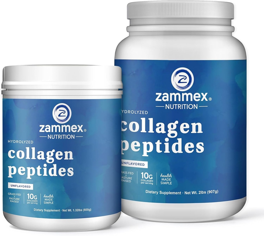 Zammex Collagen Peptides Toz Unflavored 60+90 Servisler