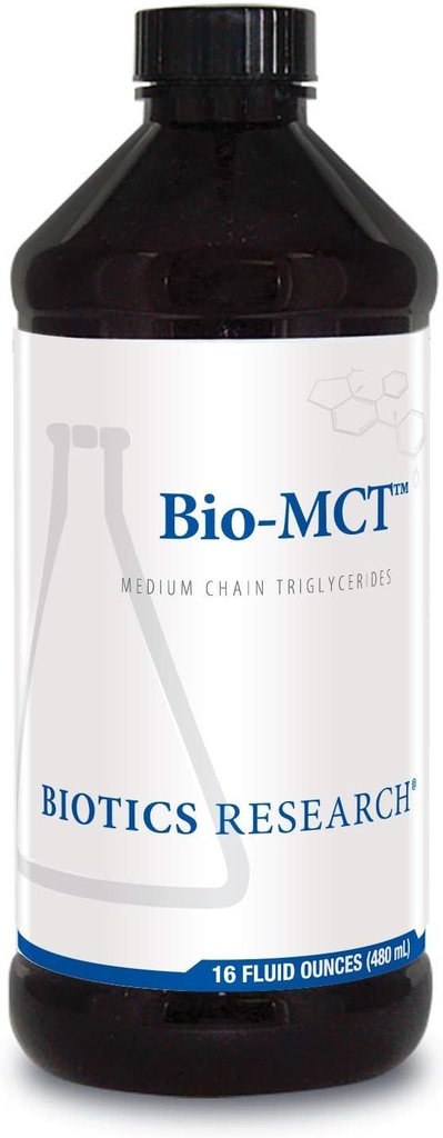 Biyotiği Araştırma Bio MCT Beyin Yakıtı, Beyin Enerji, Saf Enerji, Orta Zincir Triglycerides, MCT, Caprylic Triglyceride 16 Akışkanlar Ounces