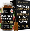 Aslanlar Mane, Nootropic Brain Supplements for Memory and Focus: Lion's Mane, Cordyceps, Shiitake, Türkiye Tail, Reishi, Chaga, Enoki, Oyster Mushroom Supplement - 60 Birimler