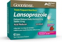 GoodSense Lansoprazole Delayed Release Διασπαστικά Δισκία Αποσυναρμολόγησης 15 mg, Acid Reducer, Strawberry Flavor, 42 Count (Pack of 1)