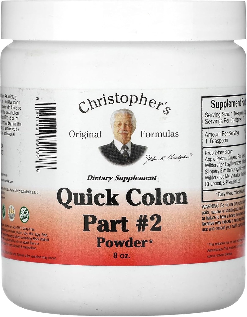Dr. CHRISTOPHER'S, Cleanse Quick Colon D-Tox Toz - 8 oz