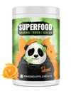 Underground Bio Labs/Panda Supps: Όλα τα φυσικά SUPERFOOD: Πράσινα, κόκκινα, χρυσά, προβιοτικά, Ashwagandha και Lion's Mane, για την υγεία και την ευεξία 13.76 Oz (Orange)