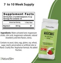 NaturalSlim Magicmag Magnezyum Pure Citrate Toz – Stres, Constipation, Muscle, and Heart Support | Natural Strawberry & Lime Flavored Magnezyum Supplement - 8oz Ikinci