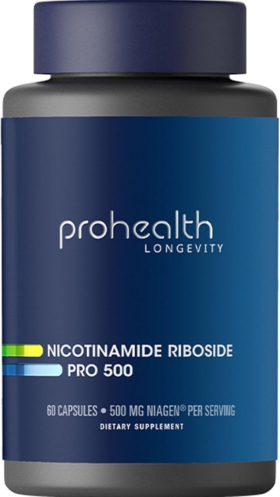 ProHealth Nicotinamid Riboside Pro 500. Patented NR Niagen 500 mg Plus 250 mg TMG. NAD+ Supplement Boosts NAD+. NR Supplement Proven in 300 Studies. 30 Hizmet