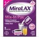 MiraLAX Laxative Toz Packets 10.0 ea. (Quantity of 5)