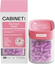 Kabin: Stomach Relief Bismuth Subsalicylate 262 mg, 60 Kont | Antik Stomach için Anti-Diarrheal Relief, and Indigestion (Starter Kit)