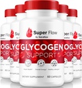 (5 Pack) Super Flow Glycogen, SuperFlow Glycogen Support Capsules, Super Flow Glyco Optimizer, Resmi SuperFlow Glyco Optimiser Caps, Super Flow Detox Cleanse, Super Flow Glycol (300 Capsules)