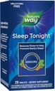 Nature's Way Sleep Tonight, Stress-Reducing Formula to Promote Restful Sleep*, With Ashwagandha and L-Theanine, Melatonin free, Vegan, 28 Tablets (Packaging May Vary)