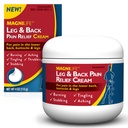 MagniLife Leg & Back Pain Relief Cream, Fast-Acting Pain Relief, Doğal Soothe Burning, Tingling ve Stabbing Pains with Aloe and Calendula - 4oz