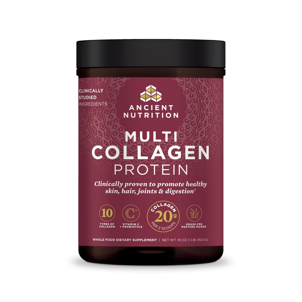 Probiyotiks ile eski Beslenme Kolajn Toz Proteini, C vitamini ile Çok Kolesterollü Protein, 45 Hizmet, Hydrolyzed Collagen, Destekleri Skin ve Nails, Gut Health, 16oz