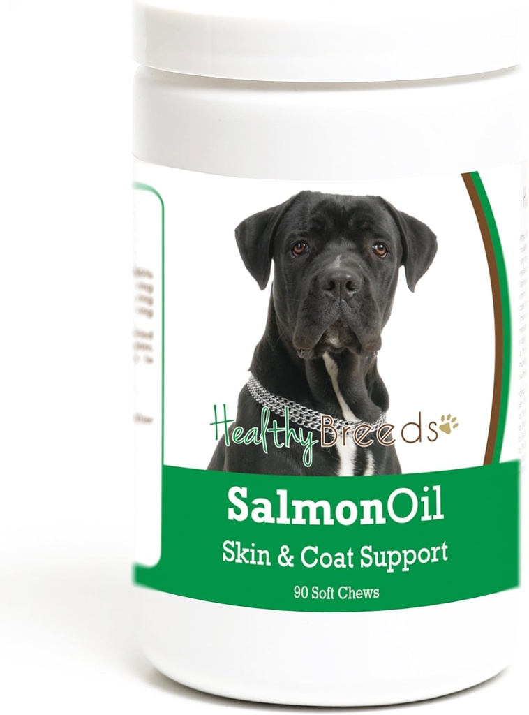 Sağlıklı Breeds Cane Corso Salmon Oil Yumuşak Chews 90 Kont