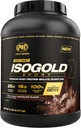 PVL Gold Series - 100% Whey ISOGOLD Spor - Premium Whey Protein Isolate Shake Mix - 5 LB - Triple Chocolate