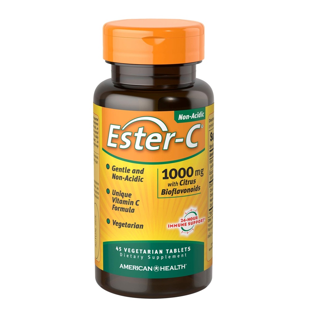 Amerikan Sağlık Ester-C ile Citrus Bioflavonoids, Tablet, 45 Kont