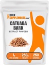 BulkSupplements.com Captuaba Bark Extract Powder - Catuaba Bark Powder, Herbal Supplement - Vegan & Gluten Free, 1g per Serving, 250g (8,8 oz) (Pack of 1)