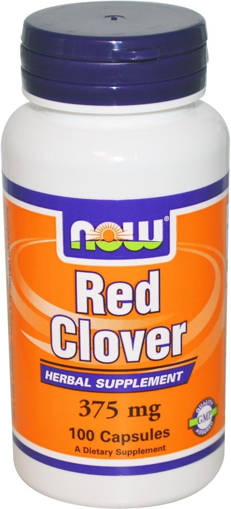 Τώρα Τροφίμων Red Clover, 375 mg, 100 Caps