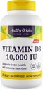 Sağlıklı Origins Vitamin D3 10.000 IU (Non-GMO, High Potency, Bone Support, Immune Support, Gluten Free), 360 Softgels