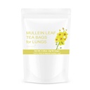 Lungs Cleanse Detox için 50 Çanta Mullein Leaf Tea Bag, Doğal Kuru Herbal Mullen Mullin Leaf Tea Lung Health for Breathe Easy, Caffein-free, Immune Support