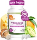 Zahler - Gelişmiş Vitamin D3 10.000 İ Softgels (120 Kont) Kosher Vegetarian Friendly D for Immune Support, Bone, Teeth & Muscle Health - Daily D3 Vitamini Yetişkinler için - Easy Swallow