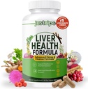 Liver Health Formula, Liver Cleanse Detox & Repair with Artichoke Extract, Milk Thistle, Dandelion ve Liver Health için Daha Fazlası - Herbal Liver Support Supplement 30 Days Supply (1)