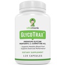 VitaMonk GlycoTraxTM GPLC Ekstra Büyük Şişe - Yüksek Tahsiyonun 120 Capsules Prolycine Propionyl-L-Carnitine with No Yapay Fillers - Glycine Propionyl L Carnitine Supplement