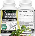 Sea Moss 60 Κάψουλες USDA Certified Organic Irish Sea Moss Capses with Bladderwrack & Burdock Root – Συμπλήρωμα Υποστήριξης Ανοσοποιητικών για Άνδρες και Γυναίκες – Γυναίκες Βιταμίνες και Ανδρικές Βιταμίνες (1 Pack)
