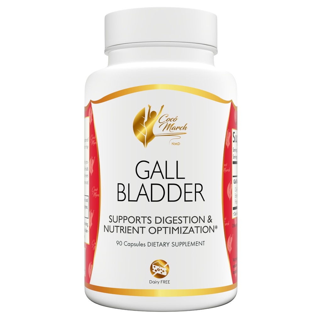 Coco March Gall Bladder Formula-Ιδανικό μετά από Gall Bladder χειρουργική-Gluten Free, χωρίς σόγια, χωρίς γαλακτοκομικά, Keto φιλικό, Παλαιό φιλικό, 90 κάψουλες-90 εξυπηρετεί υποστήριξη Digestion και Nutrient Βελτιστοποίηση