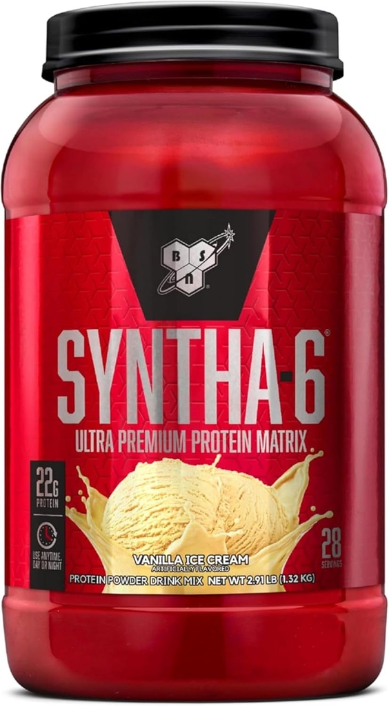 BSN SYNTHA-6 Πρωτεΐνη - Παγωτό βανίλιας 3 lbs.