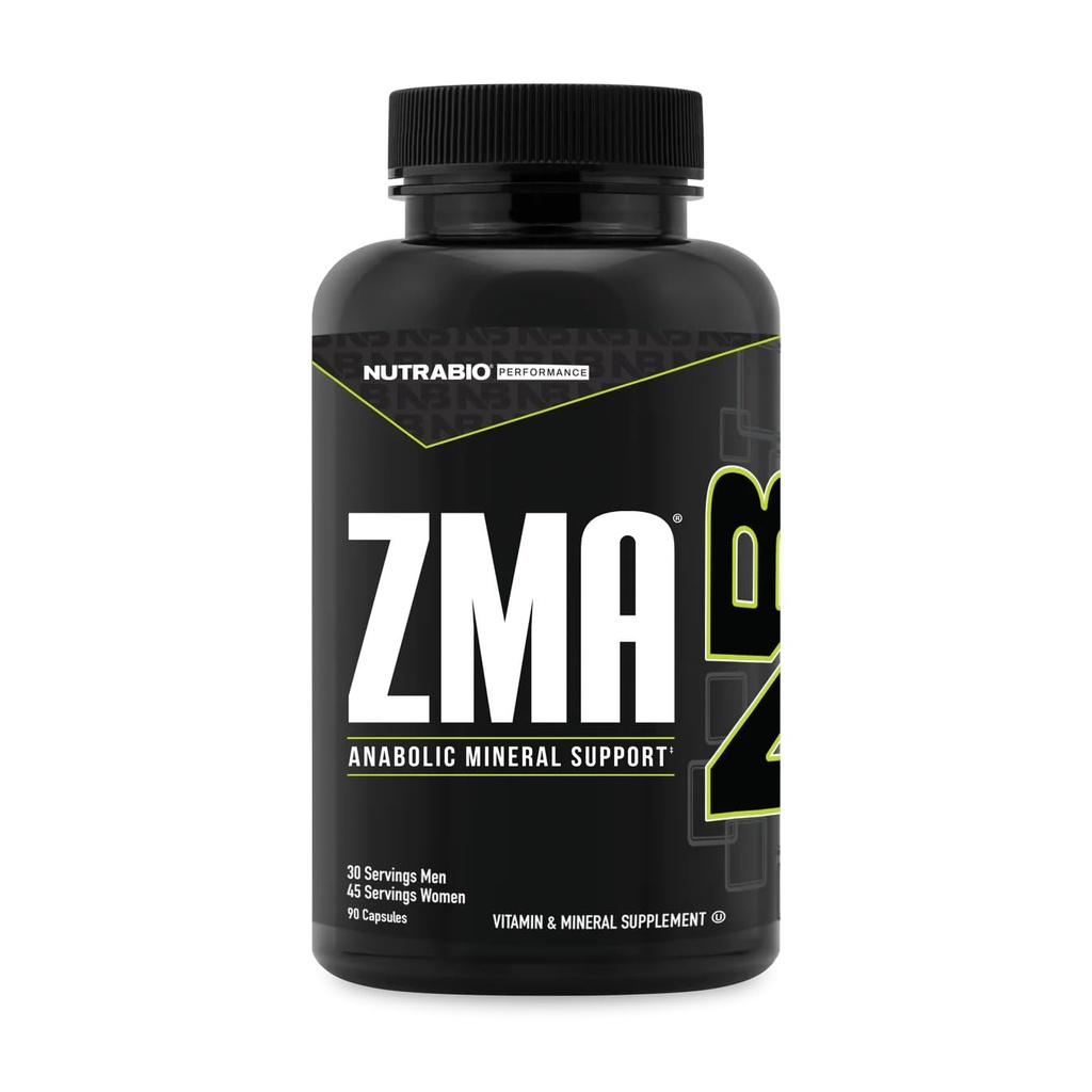 SraBio ZMA Men & Women- Magnezyum Supplements to Support Hormon Levels -Sleep- Muscle Recovery-Immune Health 90