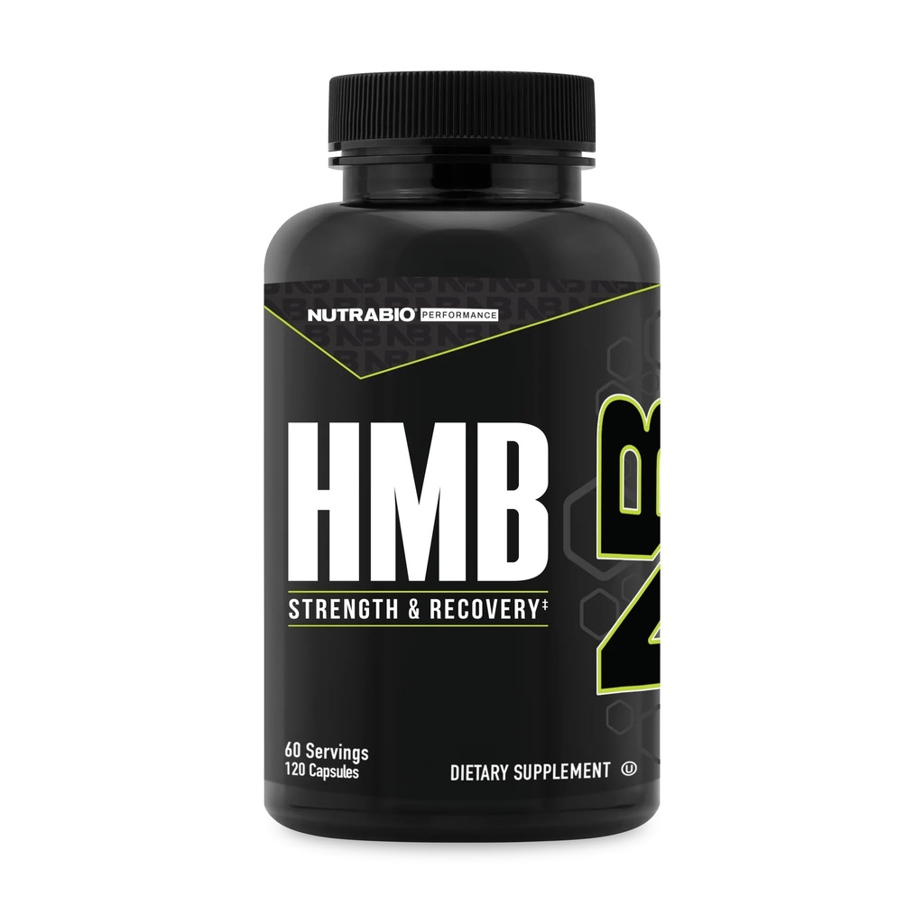 NutraBio HMB Supplement, Amino Asit Hmb, Erkekler için HMB Supplements, HMB 1000 mg- 120 Capsules
