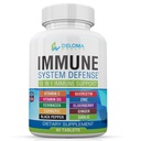 1 Immune System Support Supplement - C (1000 mg), Quercetin, D3 (5000iu), çinko (40 mg), Elderberry, Echinacea, Turmeric, Ginger, Black, Black Pepper