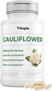 Organik Cauliflower Superfood Veggies Toz Supplement - Doğal Sulforaphane, Vitaminler, Digestion için Mineraller, Enerji, Antioksi Desteği - 120 Sebze Capsules, Non-GMO, Gluten-Free-Free